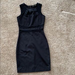Black bodycon dress